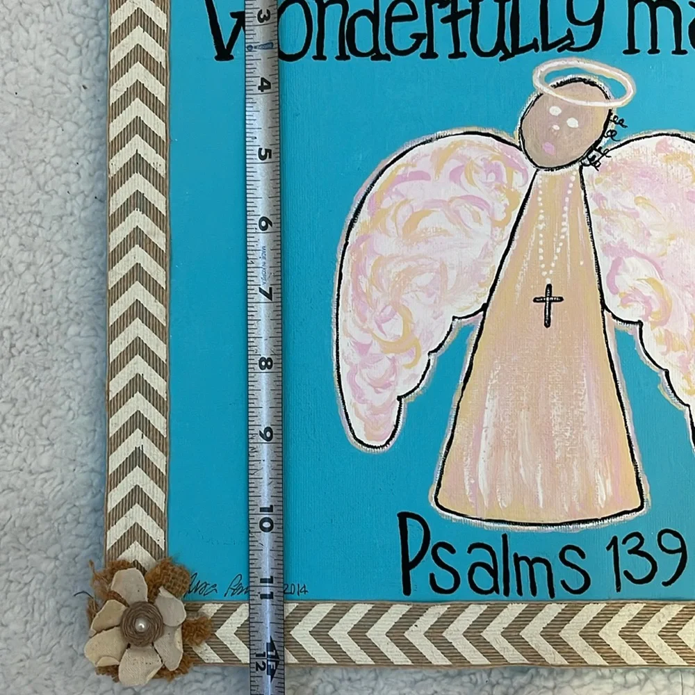 🔥 BEING DONATED Angel Canvas Artwork Psalms